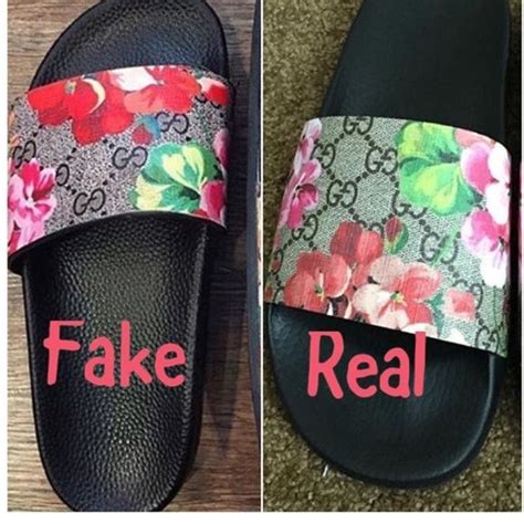 fake gucci pumps|are gucci slides genuine.